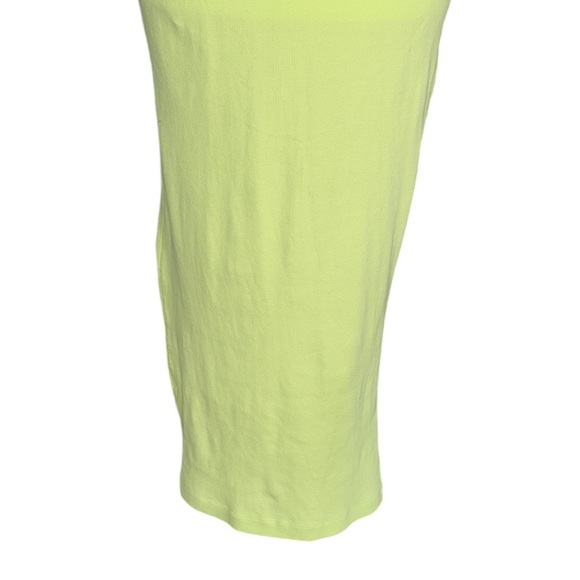 COS Yellow Green Ribbed Organic Cotton Tank Maxi Dress - S - Picture 8 of 15